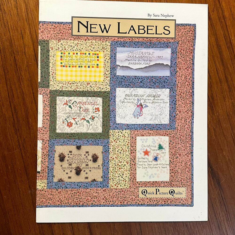 New Labels Quilt Pattern Book